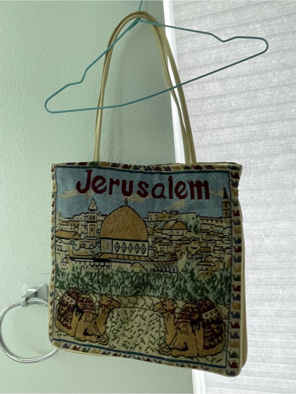 Jerusalem Tapestry Tote Bag in Multicolor